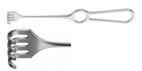 ФОЛЬКМАН РЕТРАКТОР 4-ЗУБ. ТУП. 8X19MM 220MM